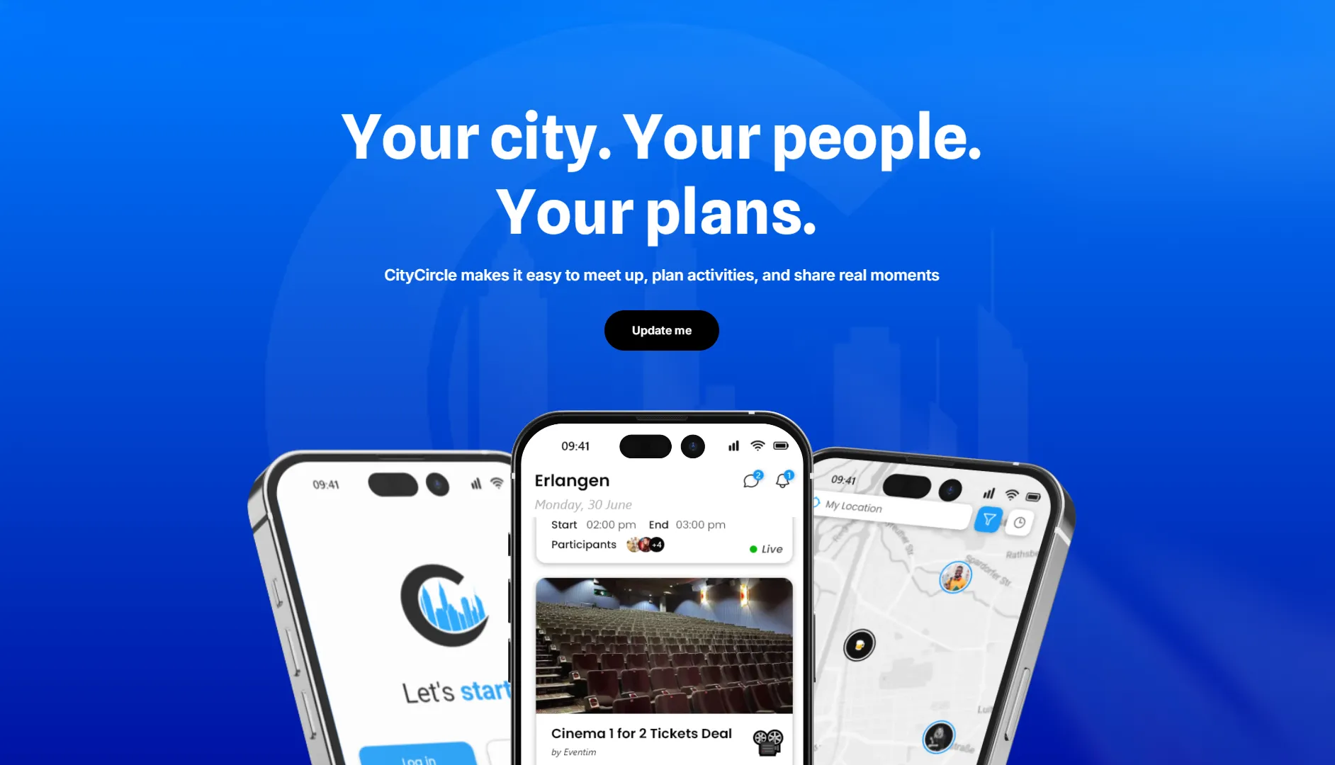 CityCircle City-Guide App Design von LGNDRY Media