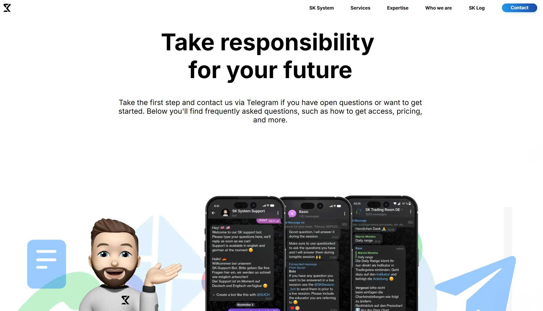 Finanzbildungs-Plattform Webdesign von LGNDRY Media