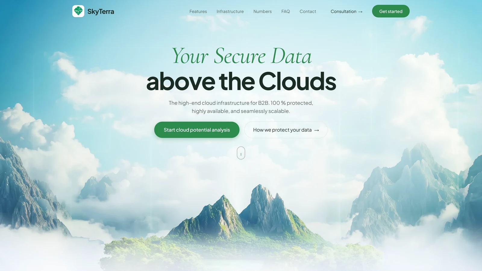 SkyTerra Webdesign von LGNDRY Media